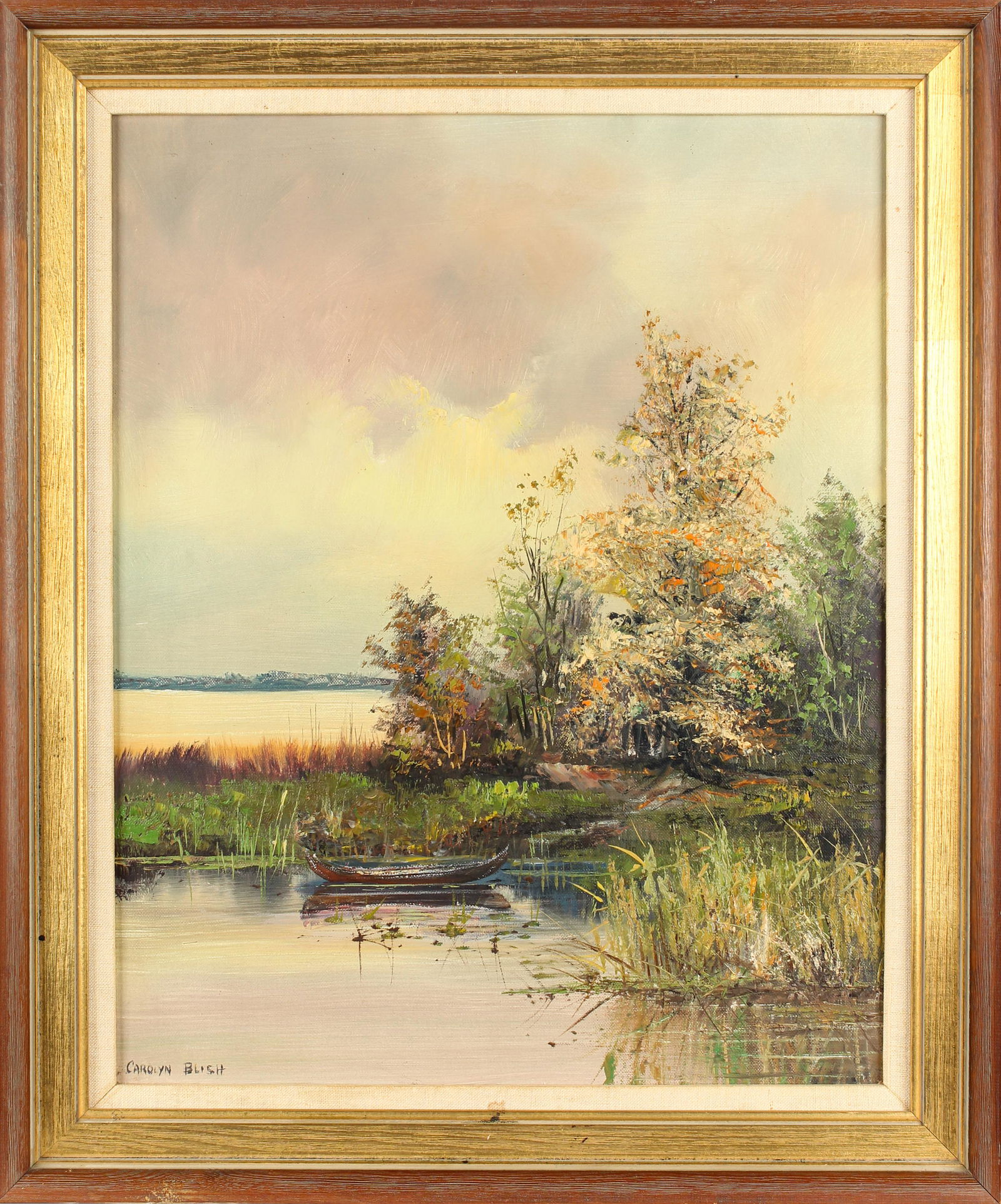 Carolyn Blish (American, B. 1928) Boat In The Shallows (1 of 4)