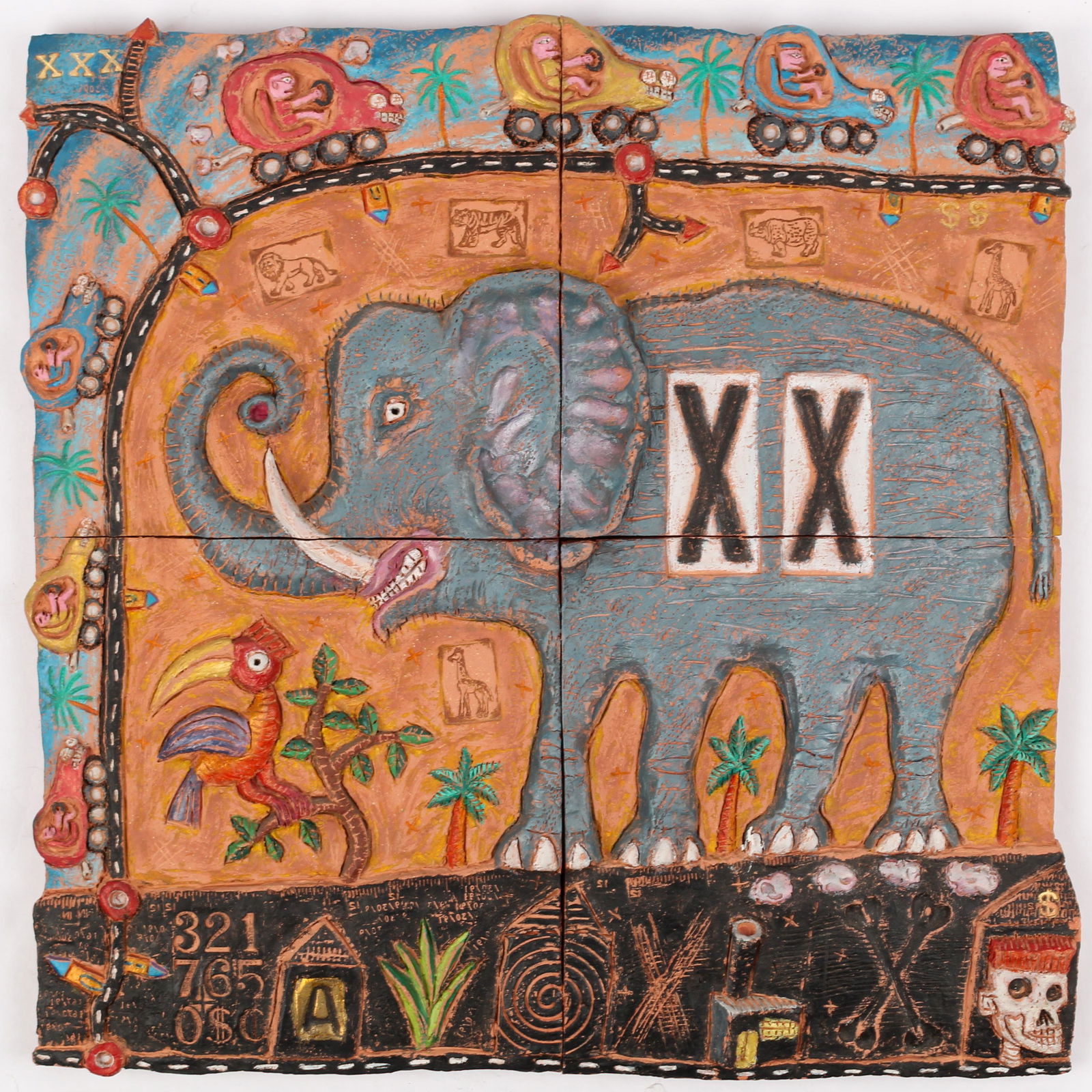 David Nez (American, B. 1949) Double Crossed (1 of 4)