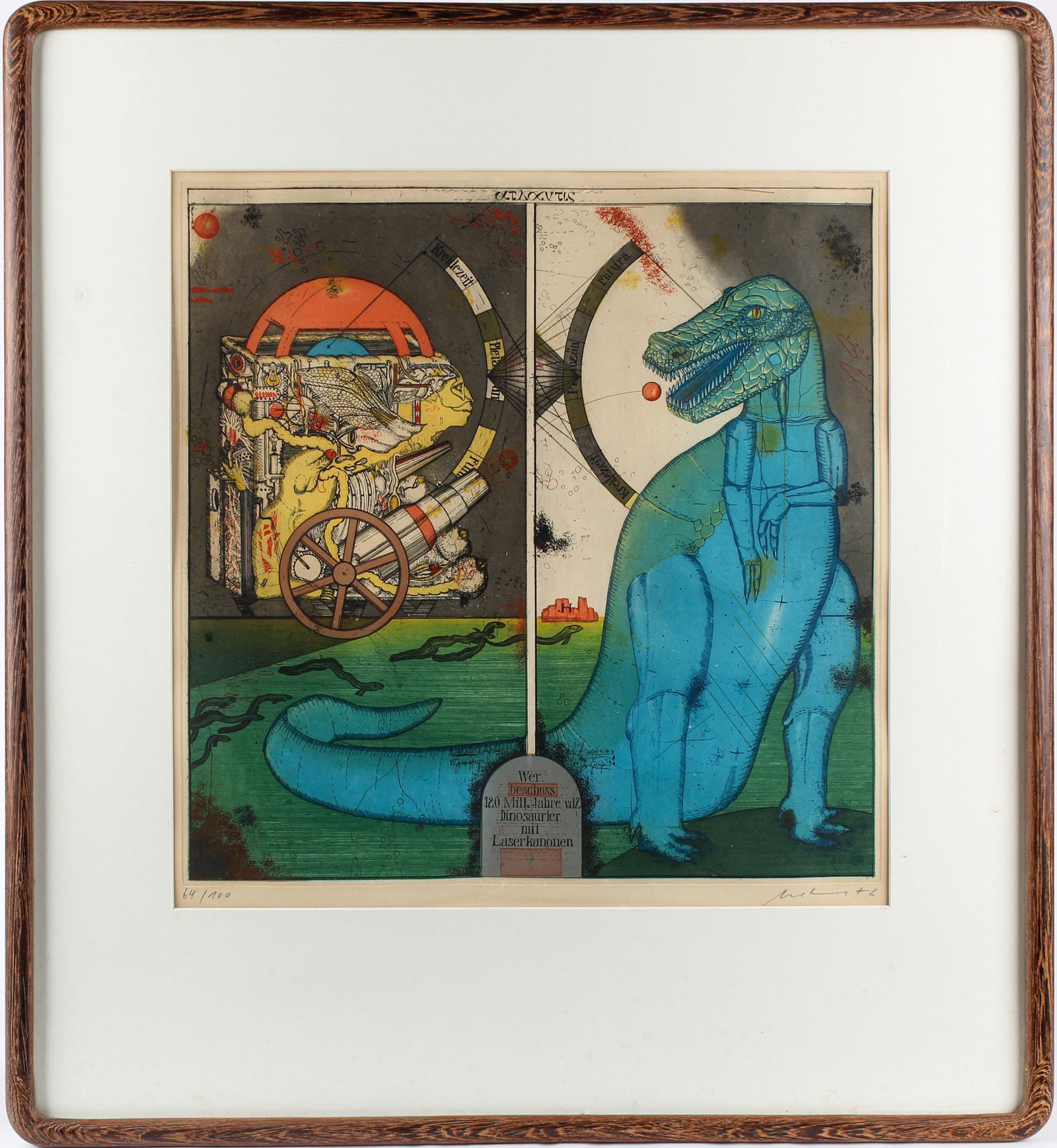 Uwe Bremer (German, B. 1940) Etching (1 of 5)