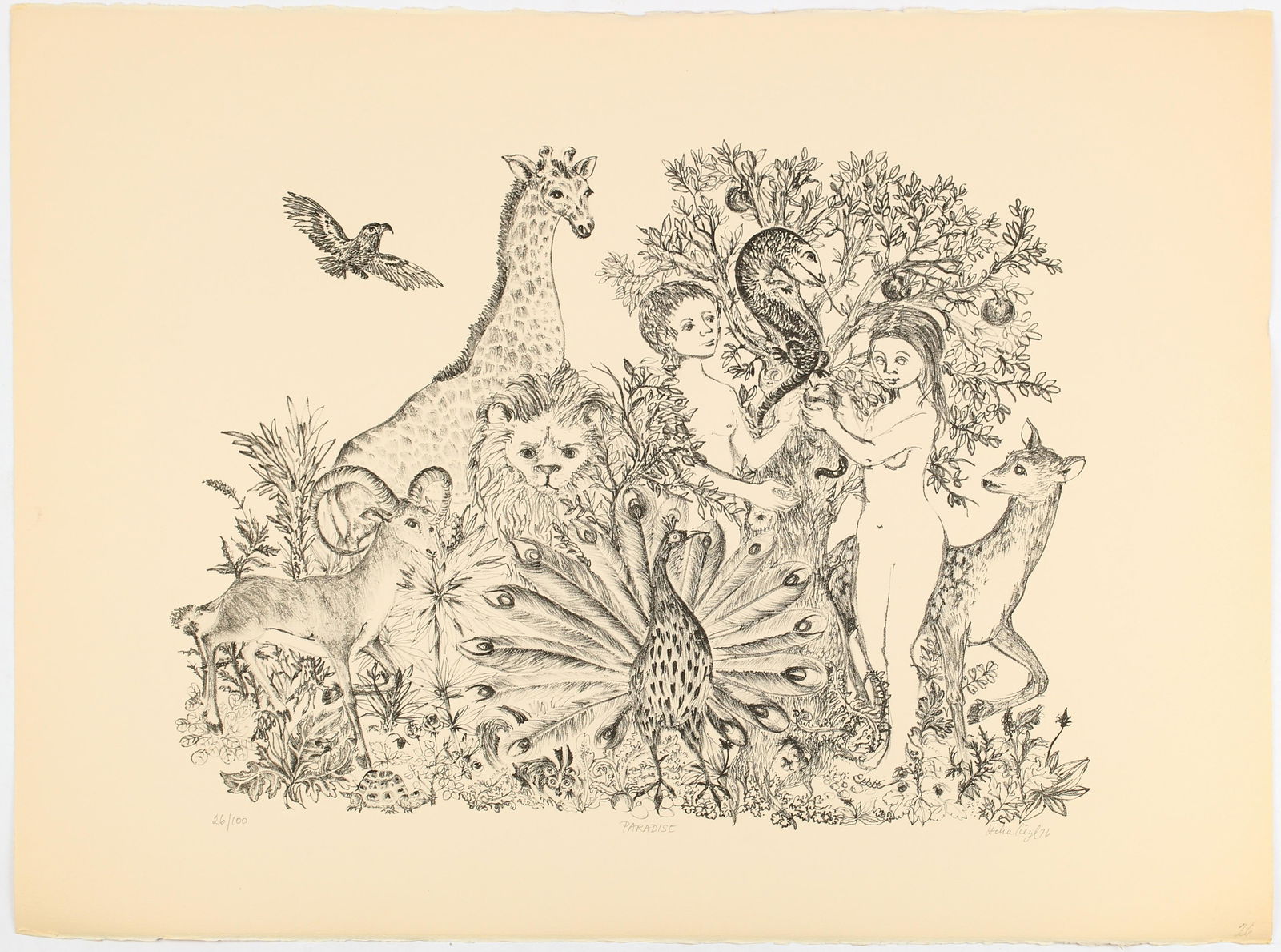 Helen Siegl (American, 1924-2009) Paradise (1 of 5)