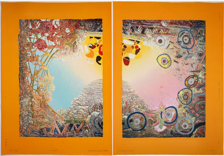 Roland Poska (American, 1938-2017) Two Lithographs (1 of 3)