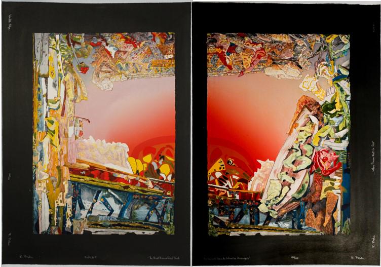 Roland Poska (American, 1938-2017) Two Lithographs (1 of 3)