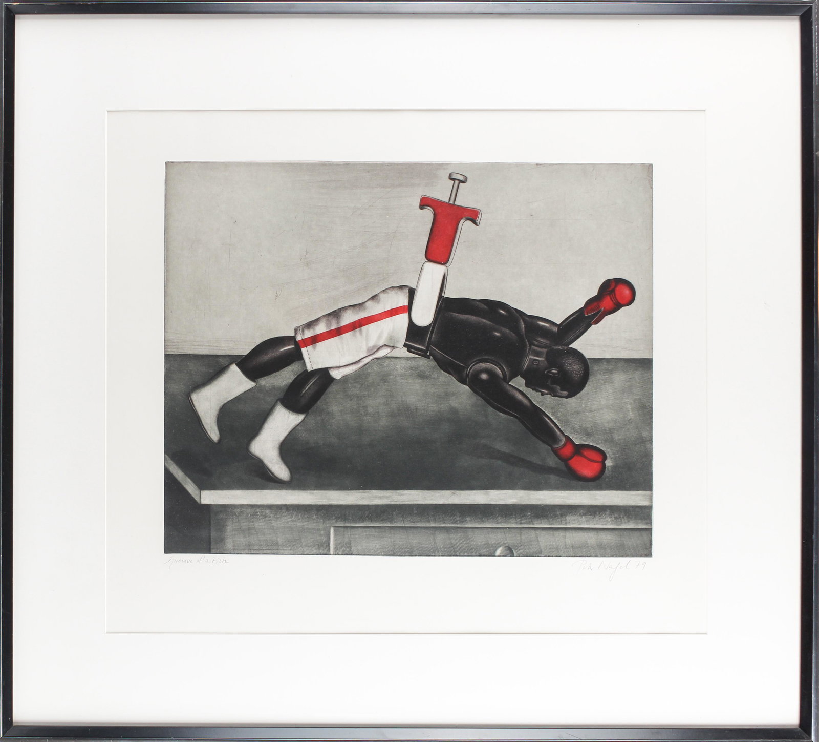 Peter Nagel (German, B. 1941) Etching (1 of 4)