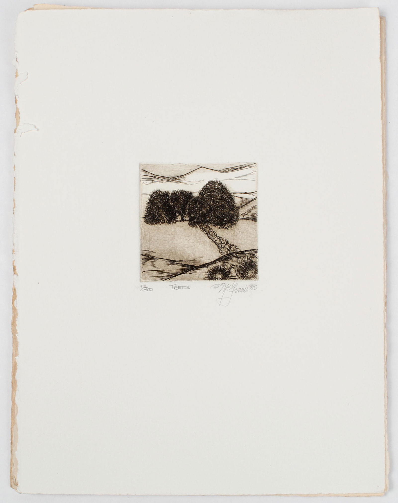 Christine McGinnis (American, 1937-2019) 9 Etchings (1 of 3)
