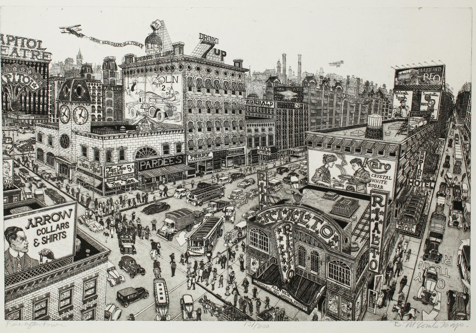 Bruce McCombs (American, B. 1943) Five after Four (1 of 5)