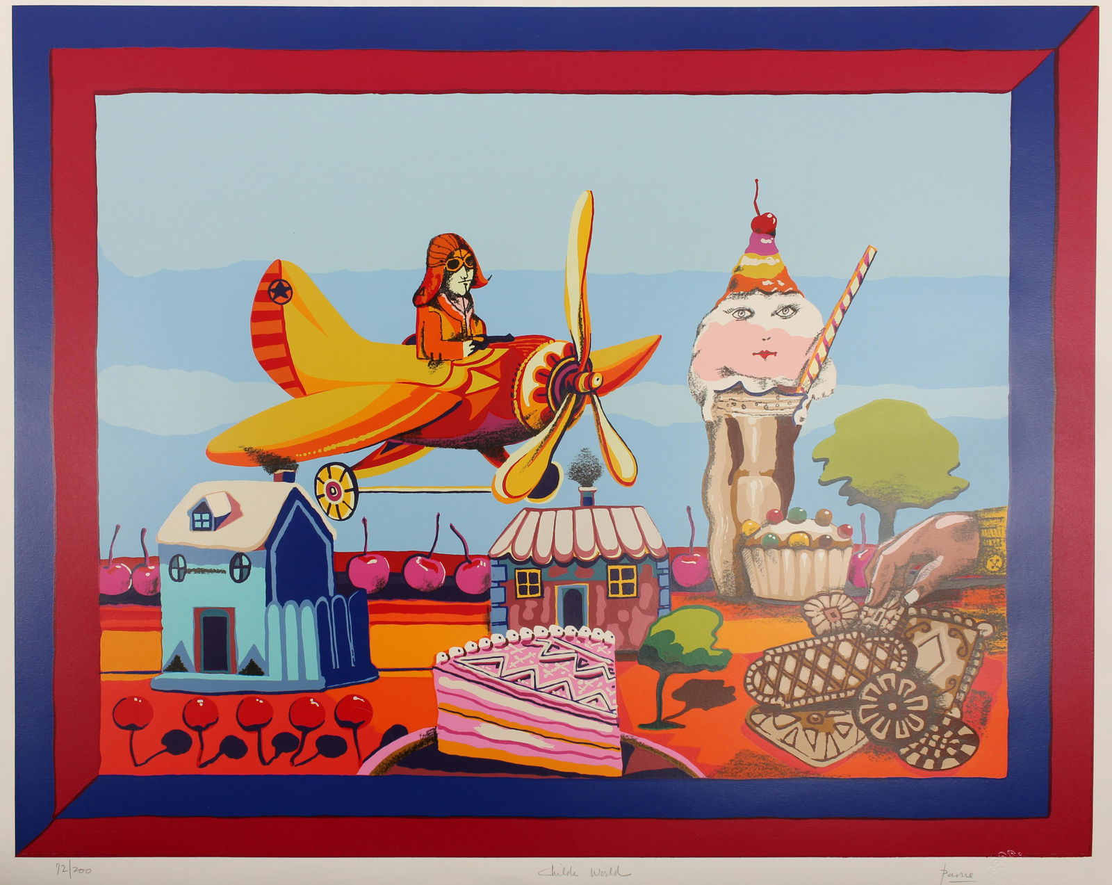 Peter Paone (American, B. 1936) Child's World (1 of 5)