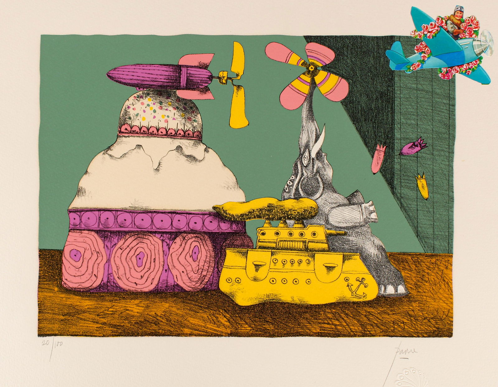 Peter Paone (American, B. 1936) Untitled (1 of 2)