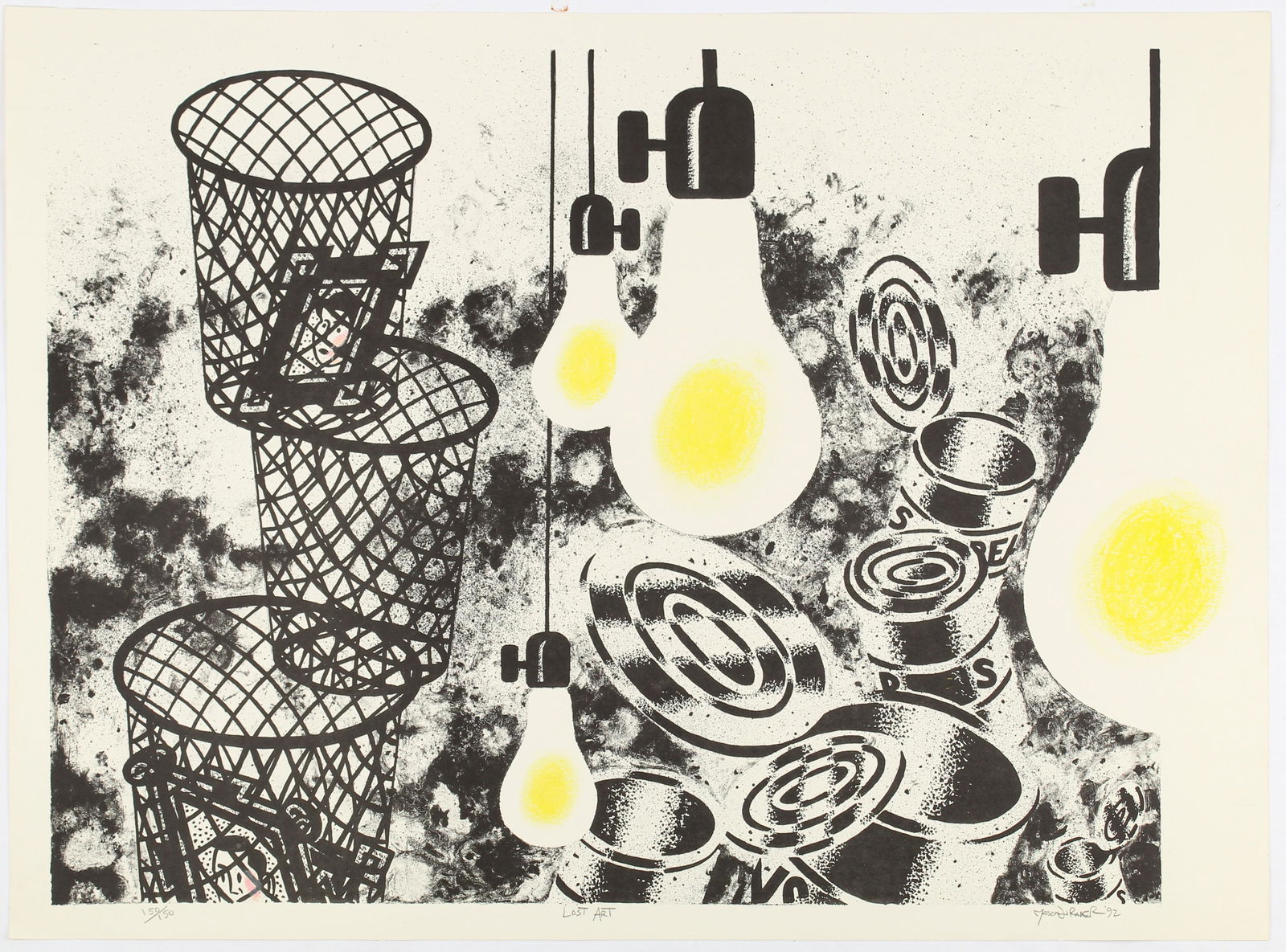 Mason Rader (American, B. 1961) Lost Art (1 of 5)