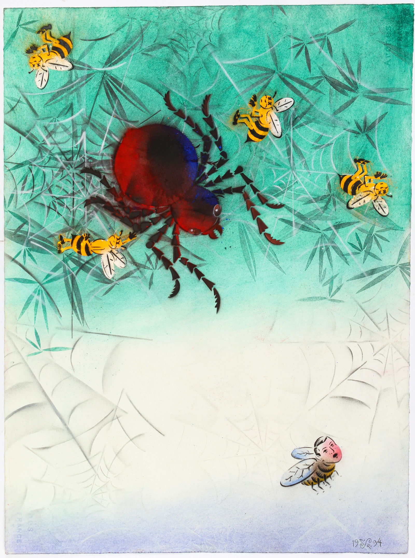 Mason Rader (American, B. 1961) The Web (1 of 4)