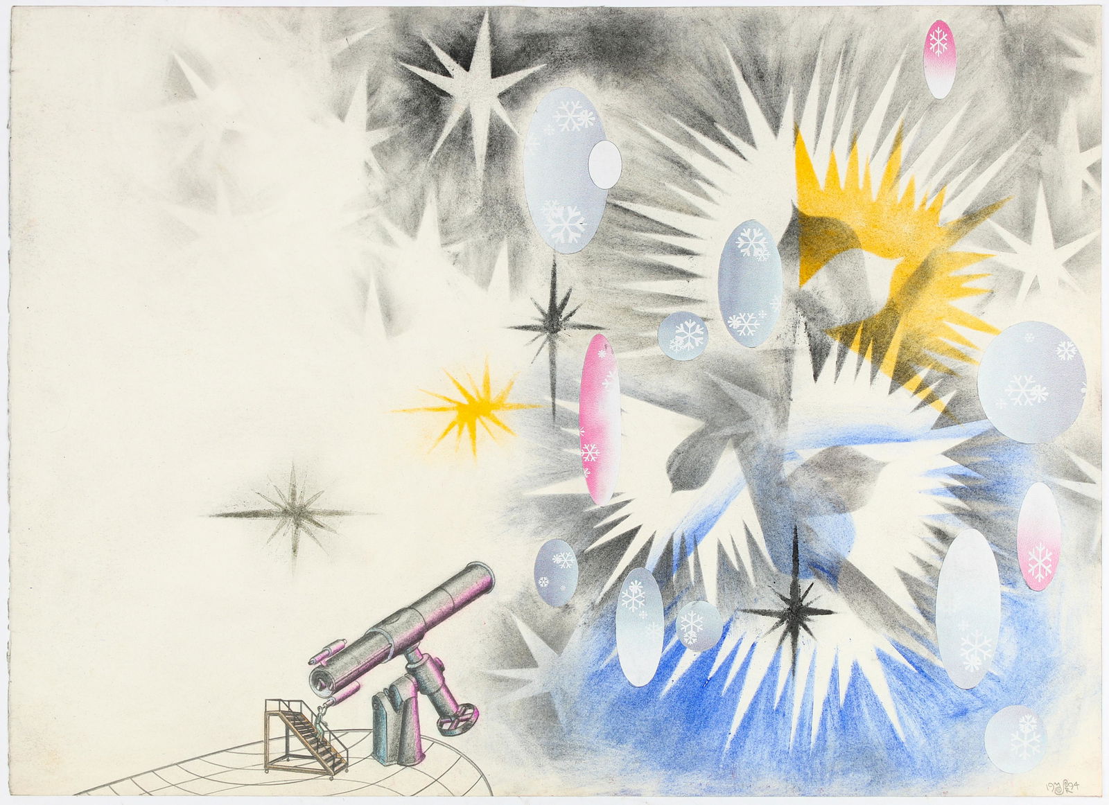 Mason Rader (American, B. 1961) Snowfall (1 of 4)