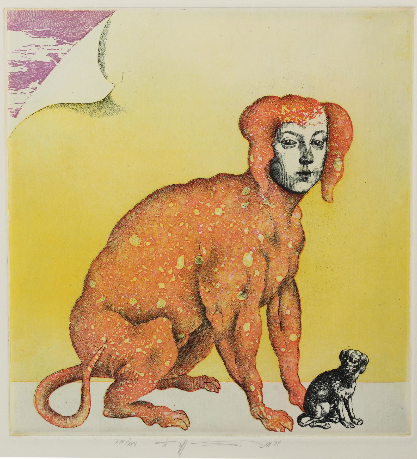 W. P. Eberhard Eggers, Color Etching, Imperial und Cadillac (1 of 2)