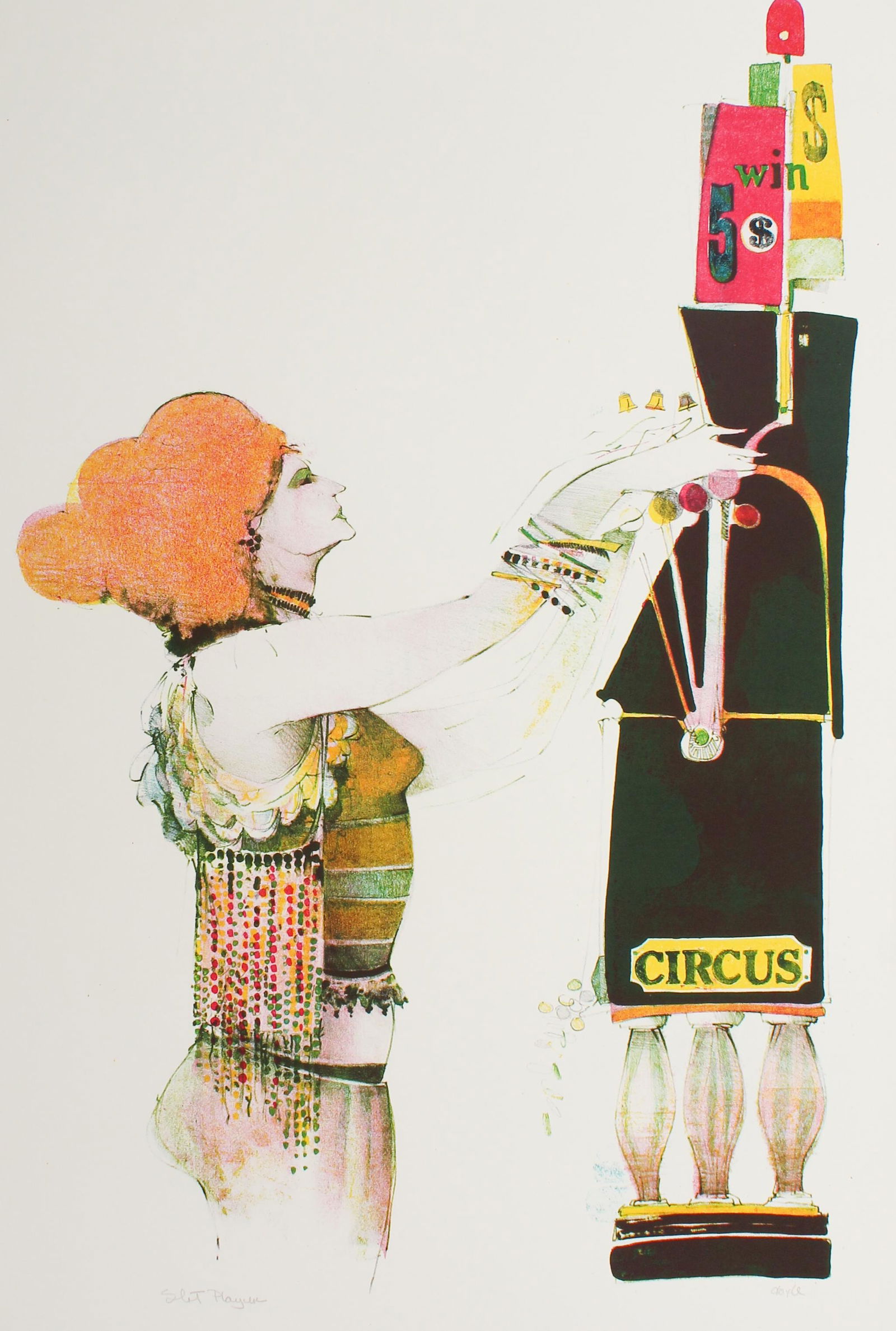 John L. Doyle (American, 1936 - 2010) Slot Player (1 of 4)