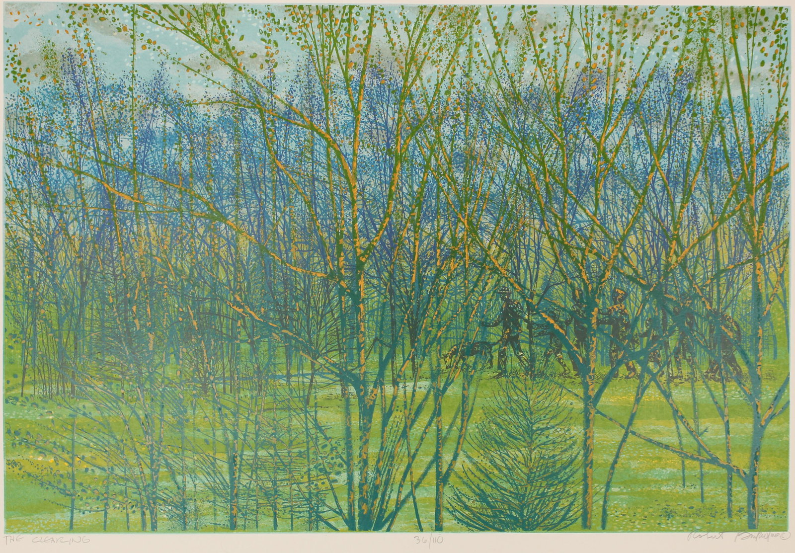 Robert Burkert (American, B. 1930) The Clearing (1 of 5)