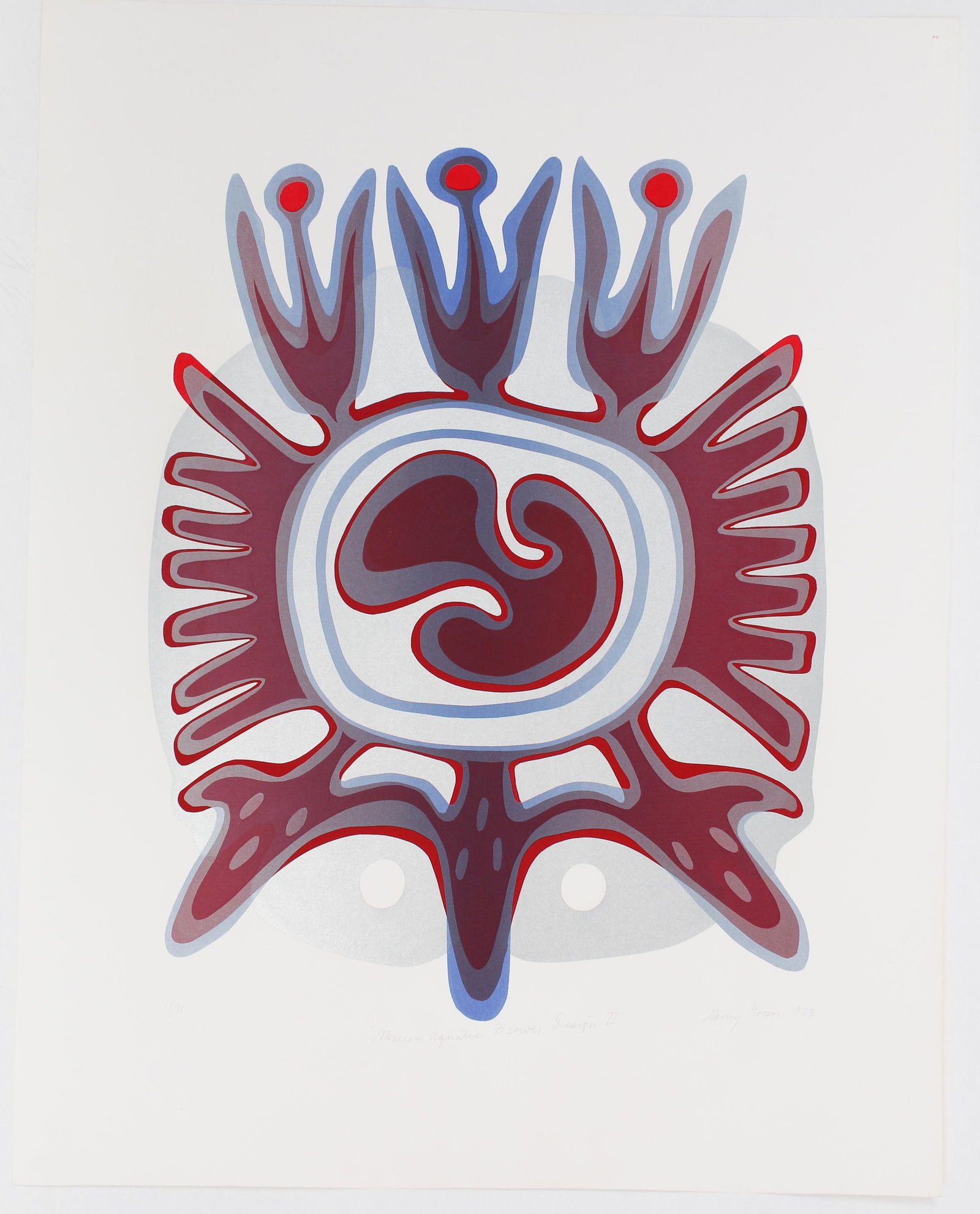 Nancy Koren (American, B. 1939) Two Serigraphs (1 of 7)