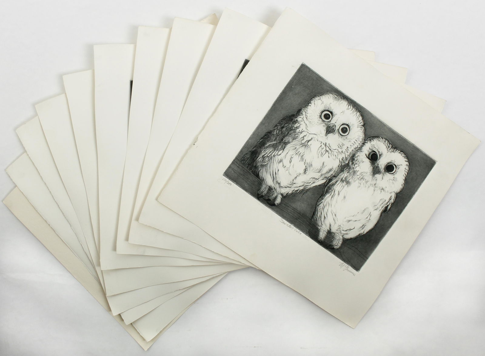 Christine McGinnis (American, 1937-2019) 10 Etchings (1 of 3)