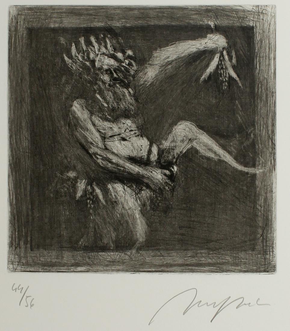 Alfred Hrdlicka (Austrian, 1928-2009) Mezzotint (1 of 2)