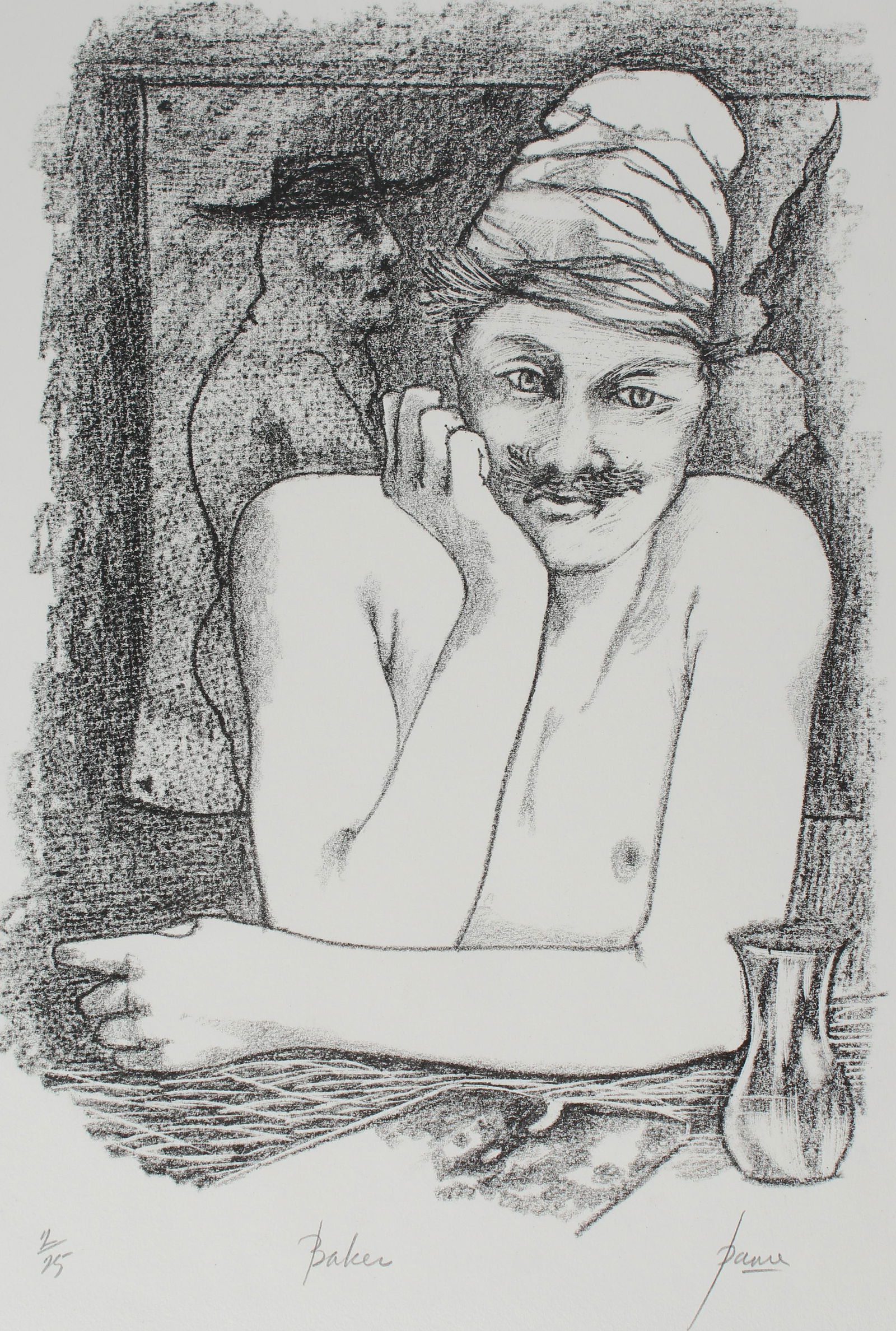 Peter Paone (American, B. 1936) Baker (1 of 2)