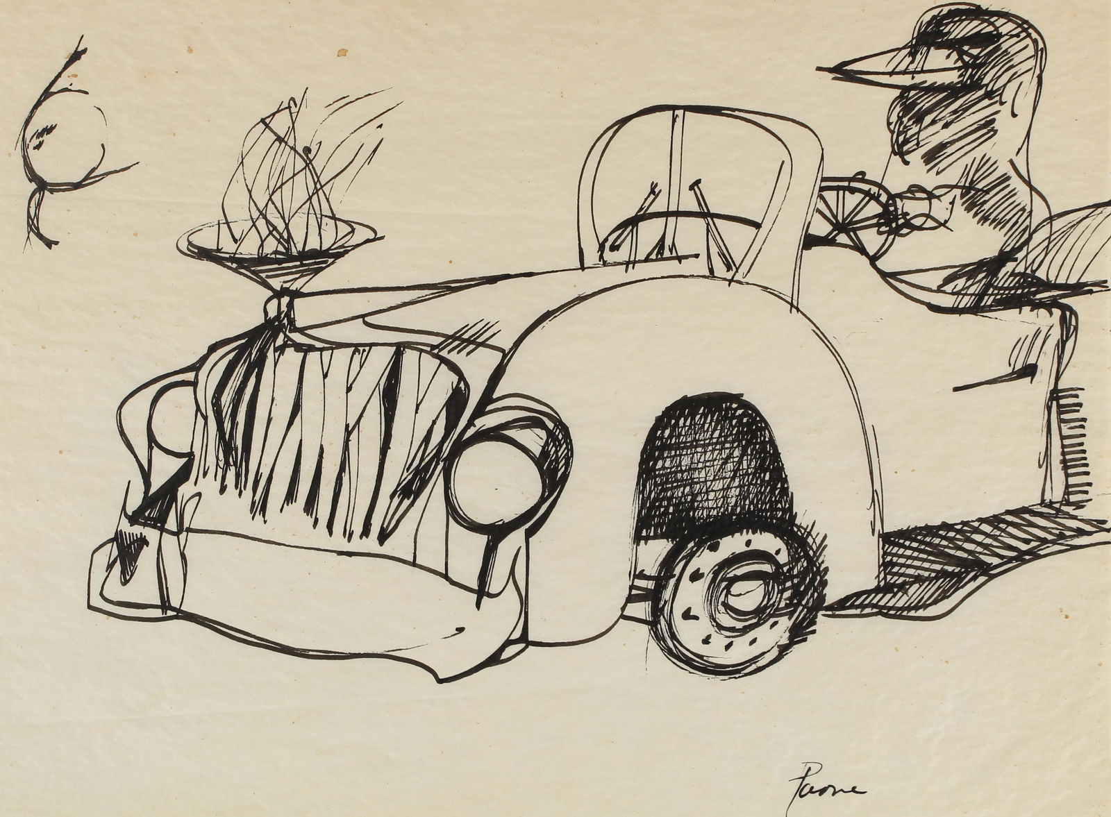 Peter Paone (American, B. 1936) Sketch (1 of 3)