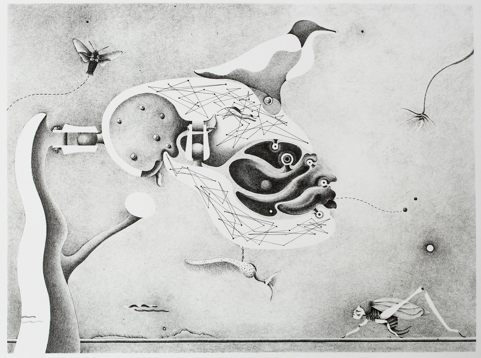 George Stuempfig (American, 20th C.) Lithograph (1 of 3)