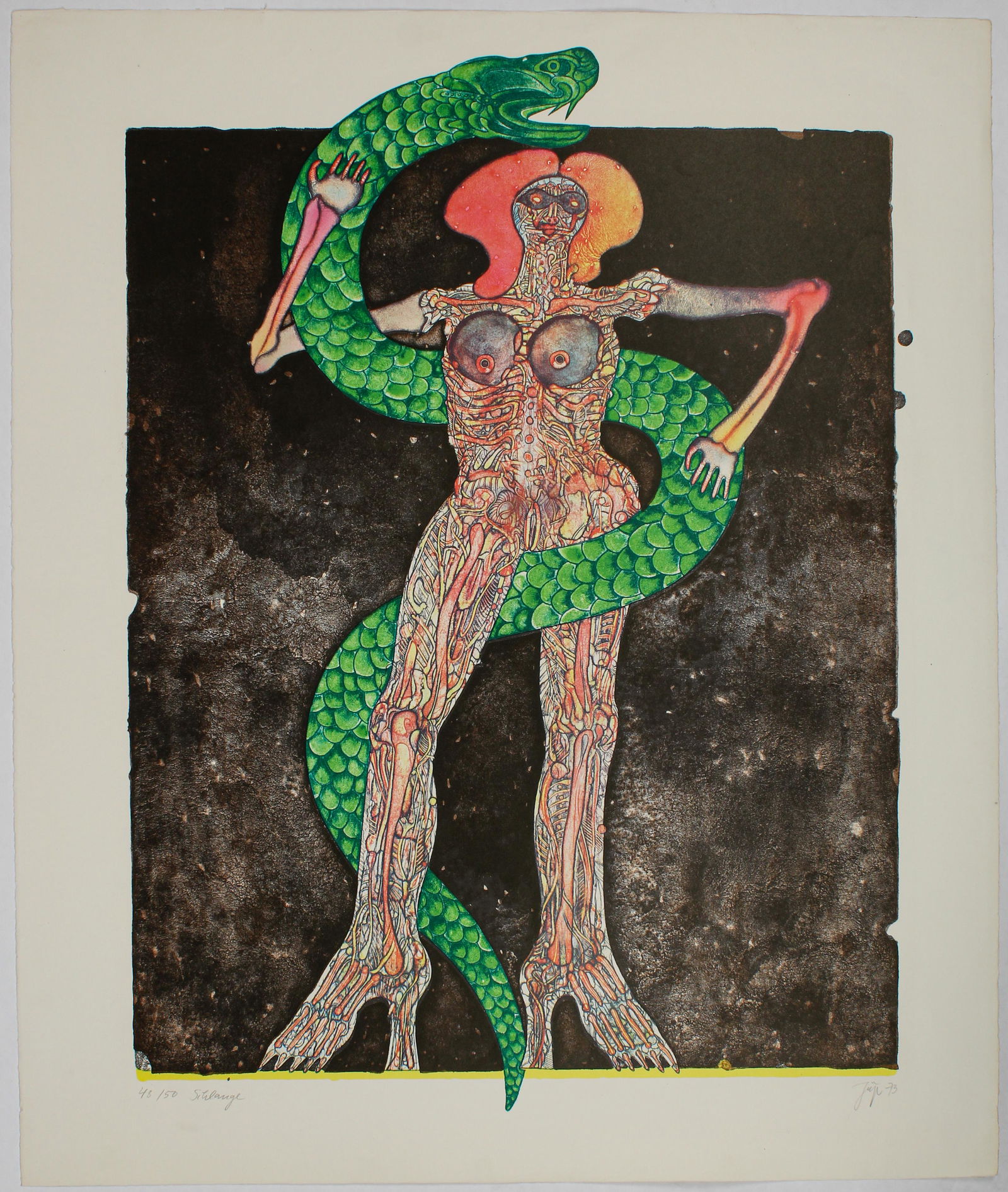 Bernhard Jager (German, B. 1935) Schlange (1 of 4)