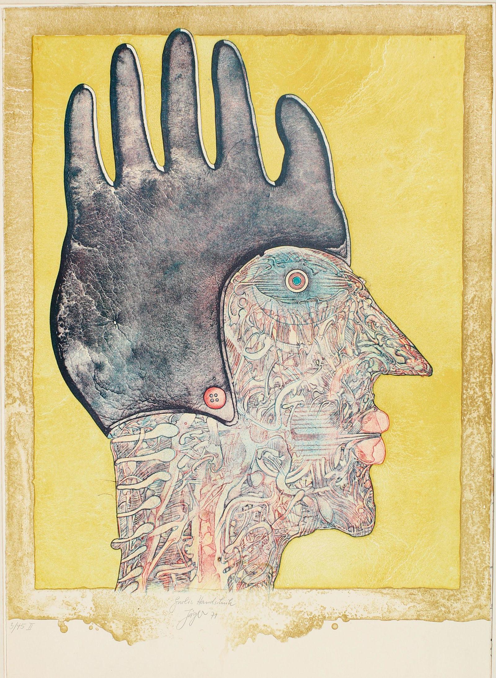 Bernhard Jager (German, B. 1935) Gnolis Handschuh (1 of 4)