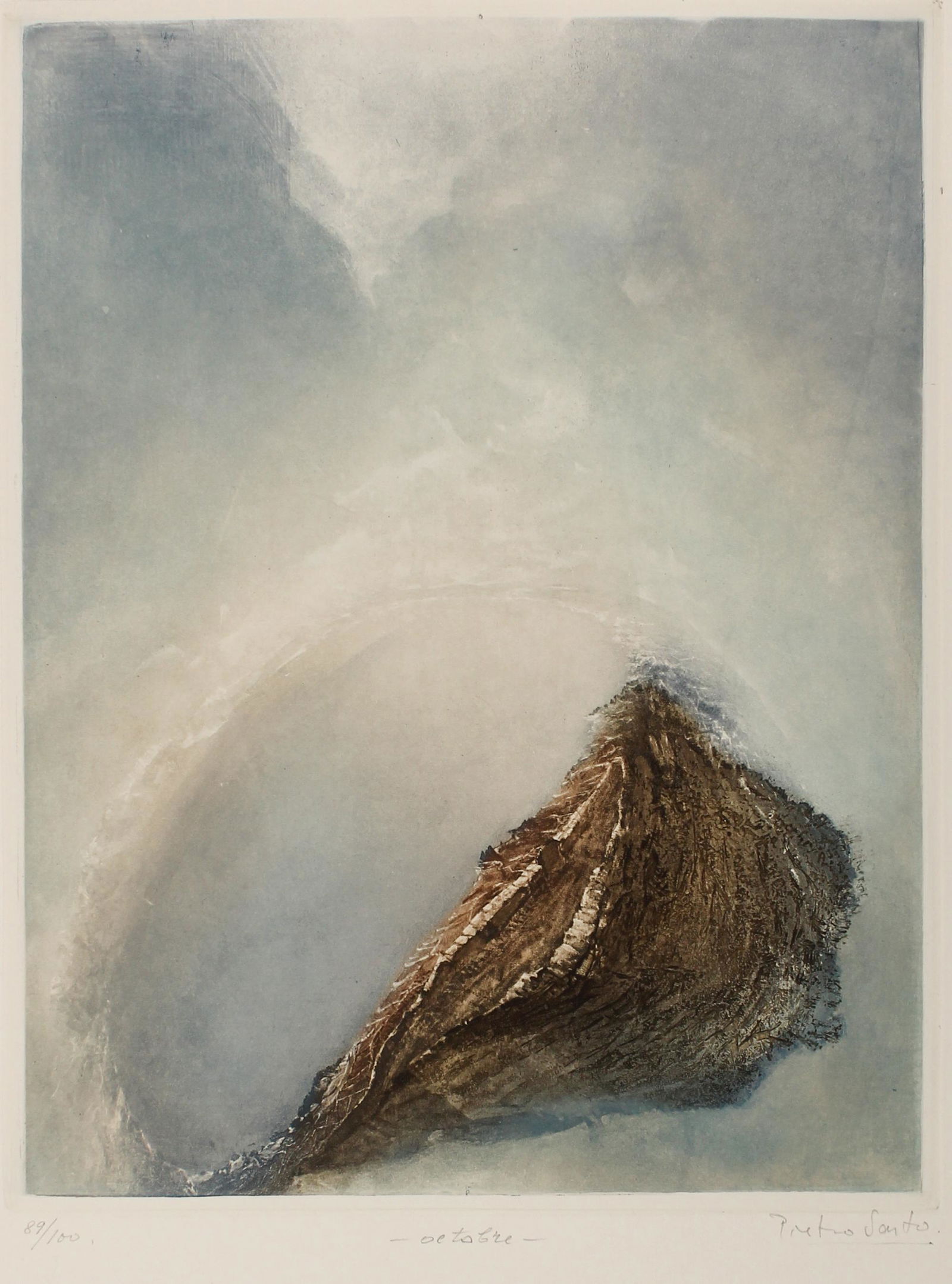 Pietro Sarto, Color Etching, Octobre (1 of 5)