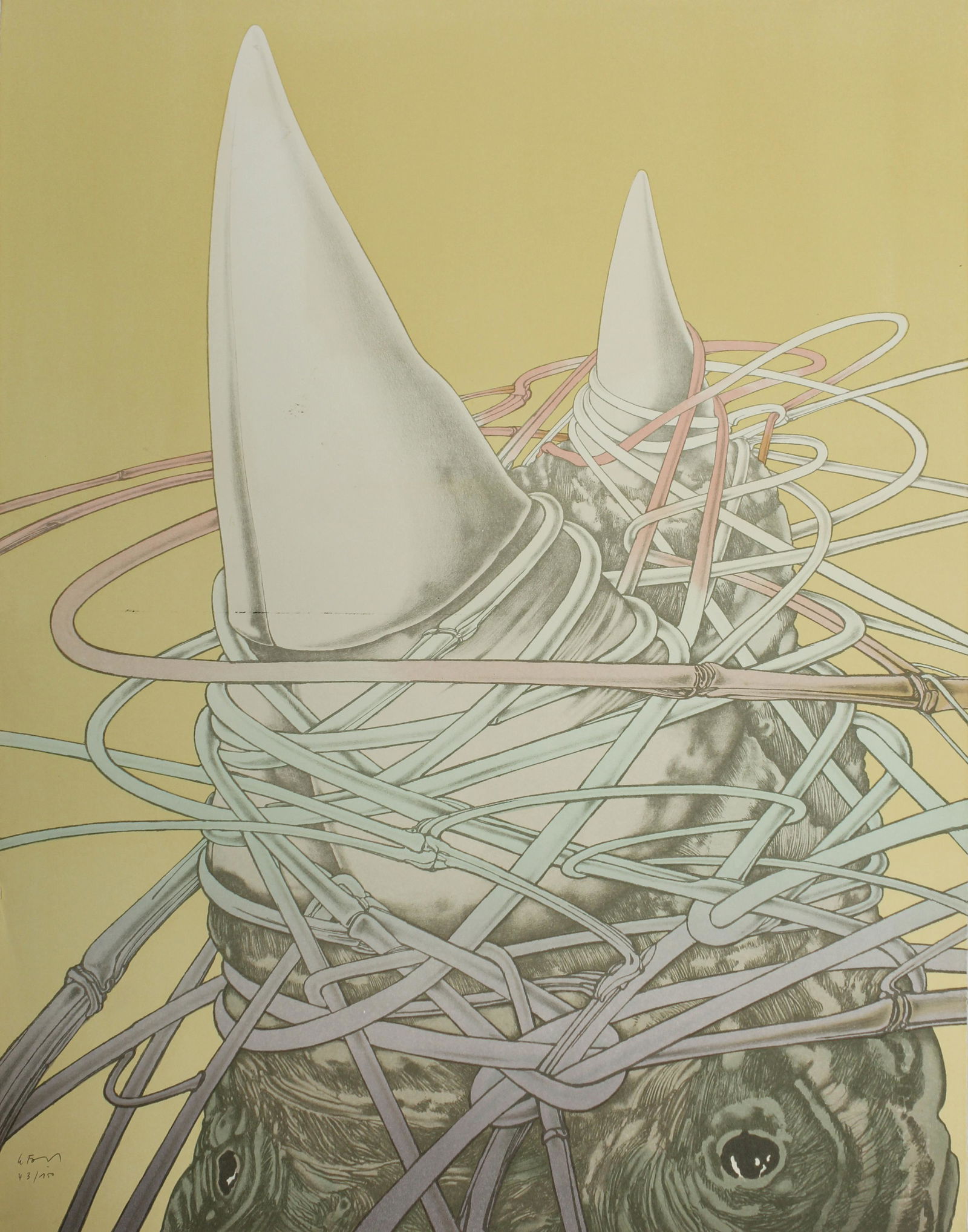 Alain LeFoll (French, 1935-1981) Lithograph (1 of 3)