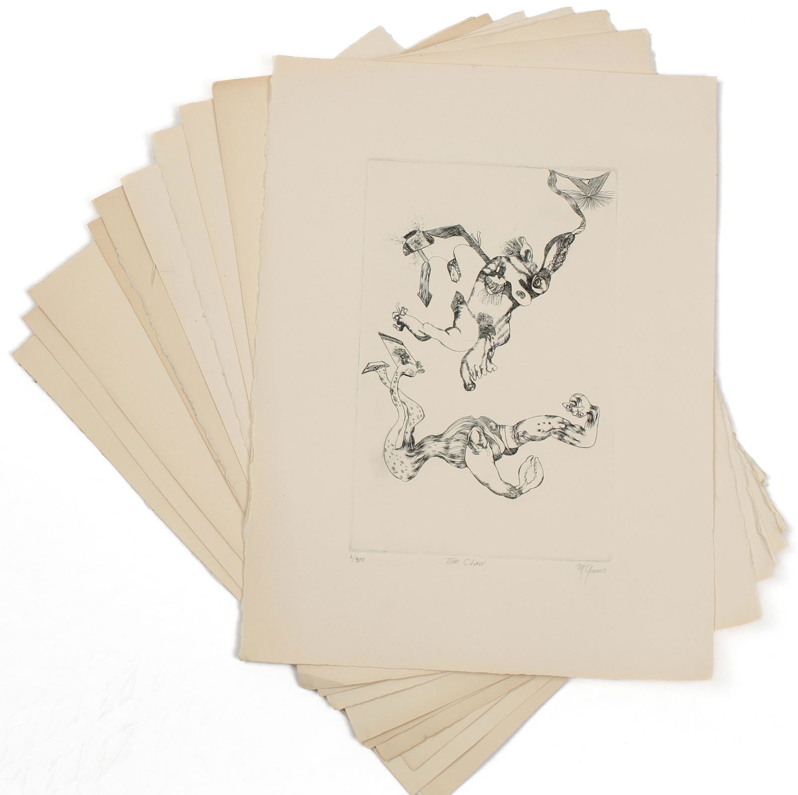 Christine McGinnis (American, 1937-2019) 11 Etchings (1 of 3)