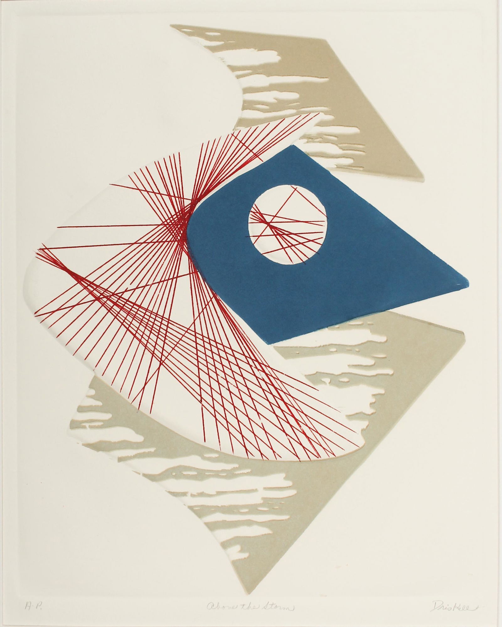 Lucile Driskell (American, 1924-2017) Above the Storm (1 of 5)