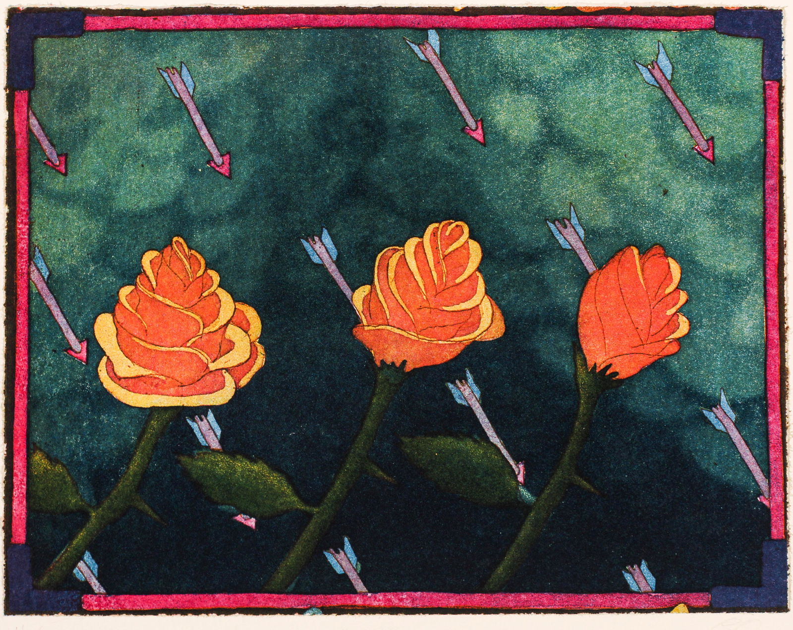 Dan Allison (American, B. 1953) Roses (1 of 5)