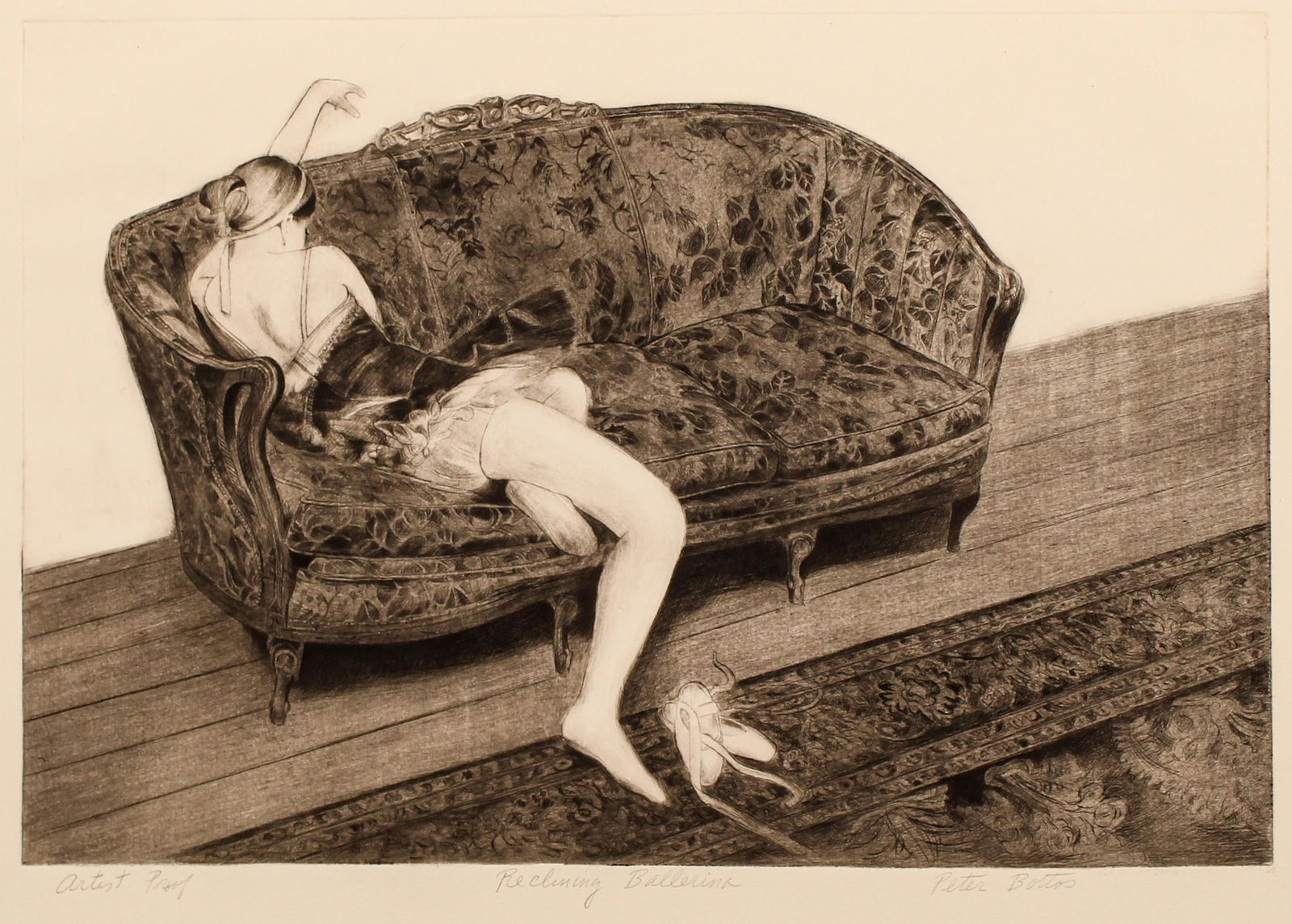 Peter Demetrios Bottos (American, B. 1935) Reclining Ballerina (1 of 5)
