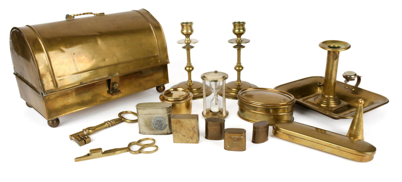 Estate Brass Including Chinese (1 of 9)