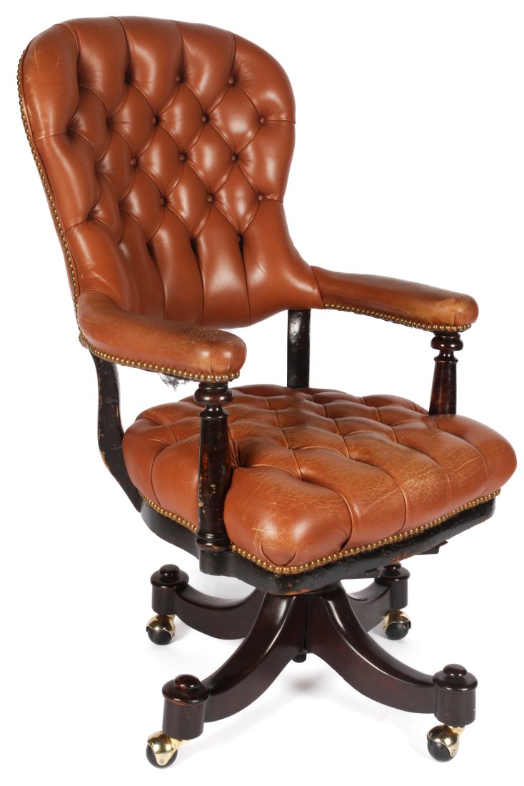 Tufted Leather Executive Office Chair (1 of 5)