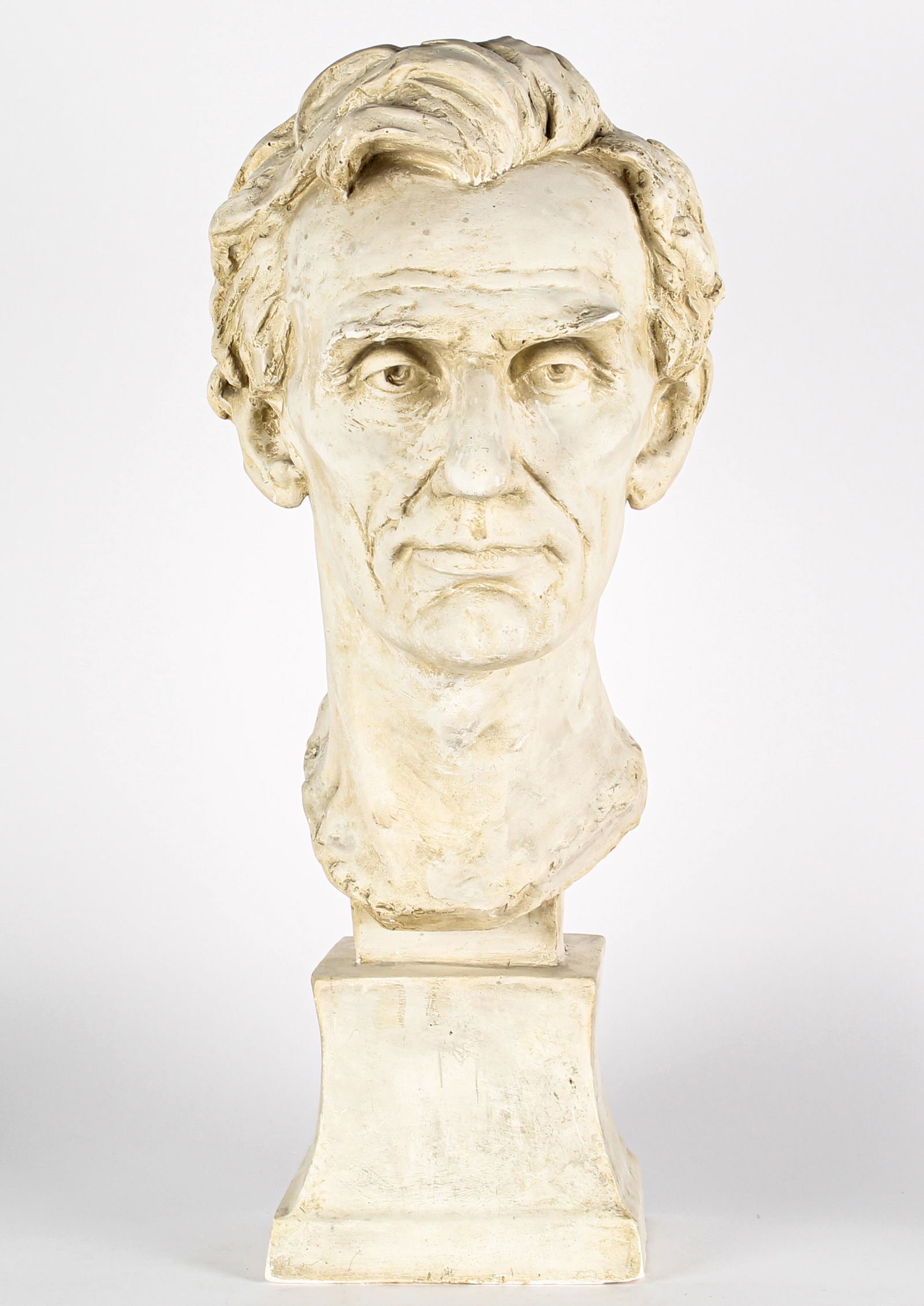 Abraham Lincoln, Large Antique Plaster Bust (1 of 6)