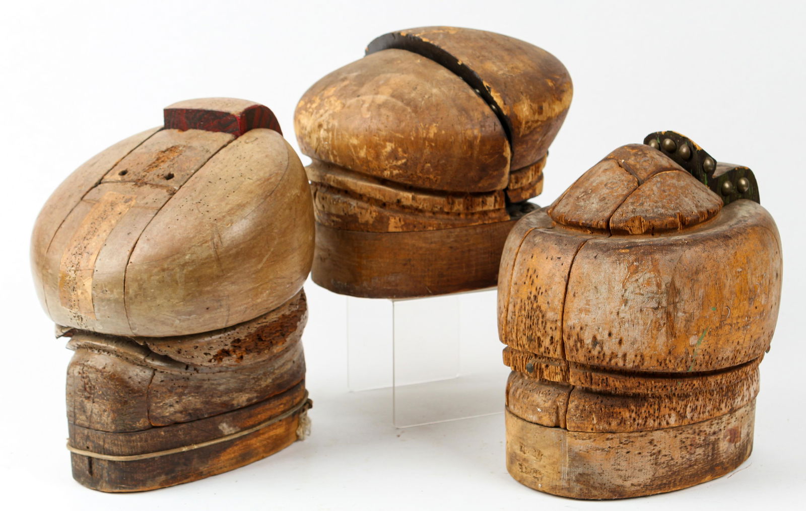 Three Antique Hat Molds (1 of 4)