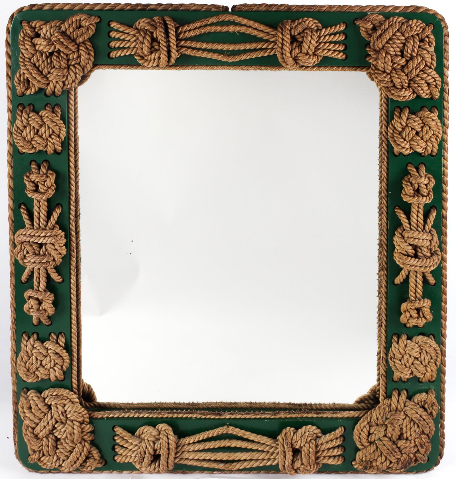 Nautical Knotted Rope Decorator Mirror (1 of 2)