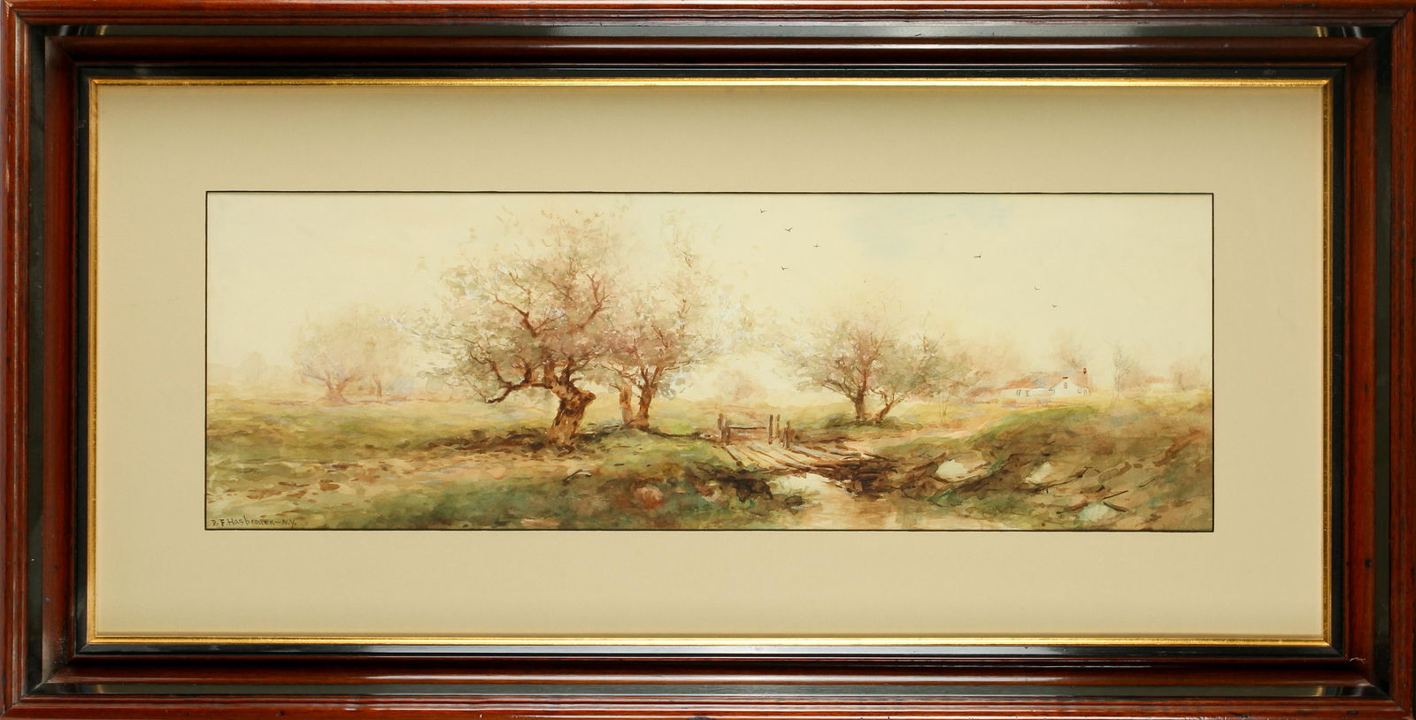 Dubois Fenelon Hasbrouck (American, 1860-1934) Village Landscape (1 of 5)