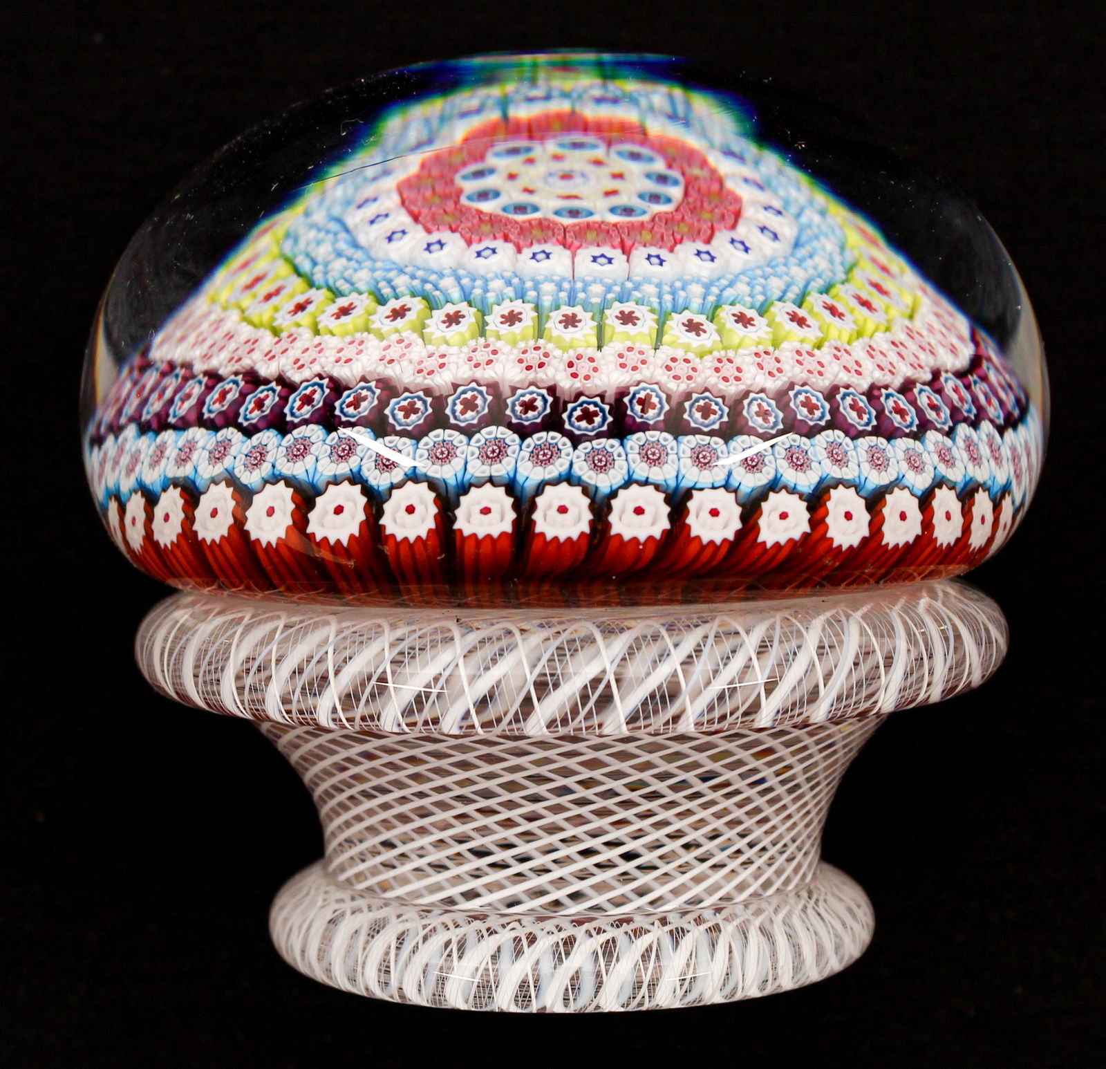 St. Louis Millefiori Pedestal Paperweight (1 of 3)