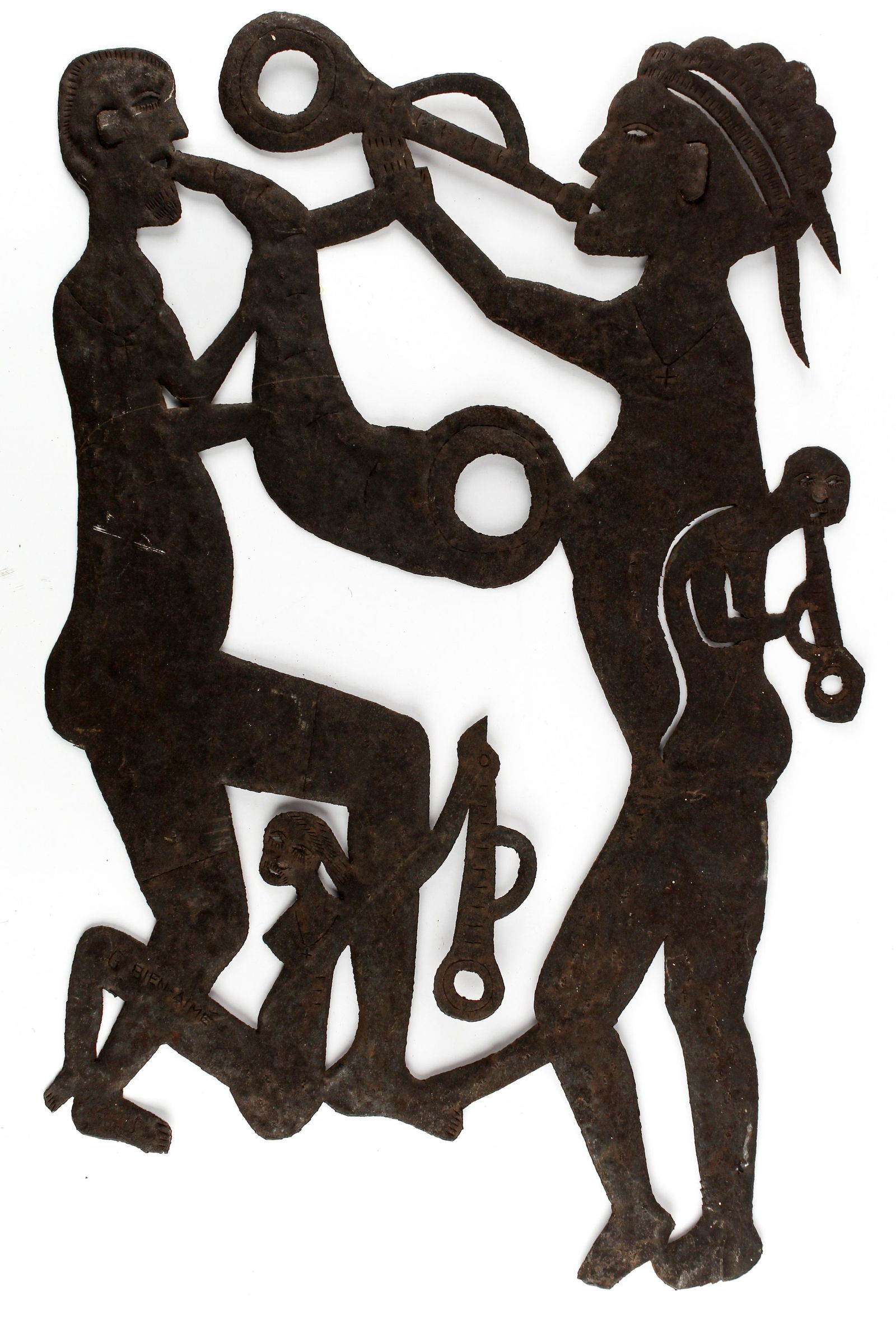 Gabriel Bien-Aime (Haitian, B. 1951) Sculpture (1 of 3)