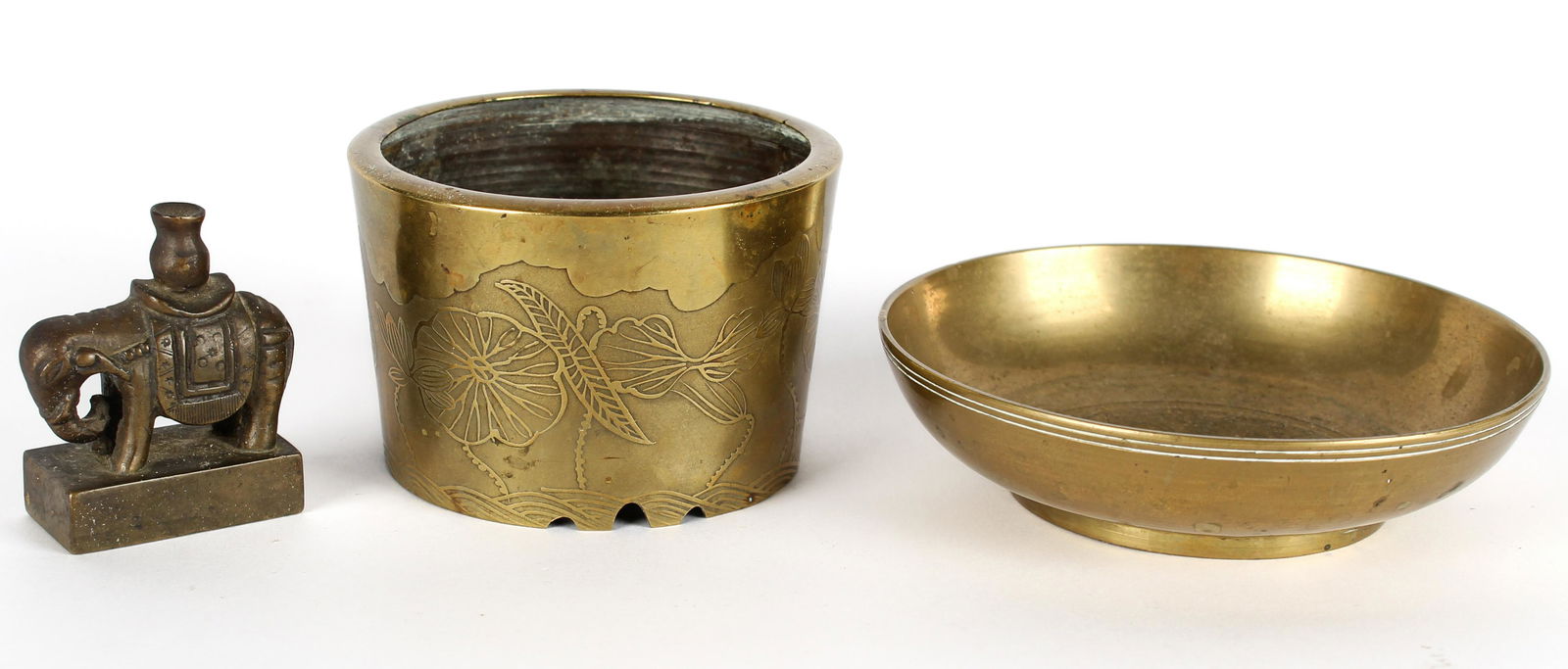 Chinese Bronze Incense Burner, Etc. (1 of 6)
