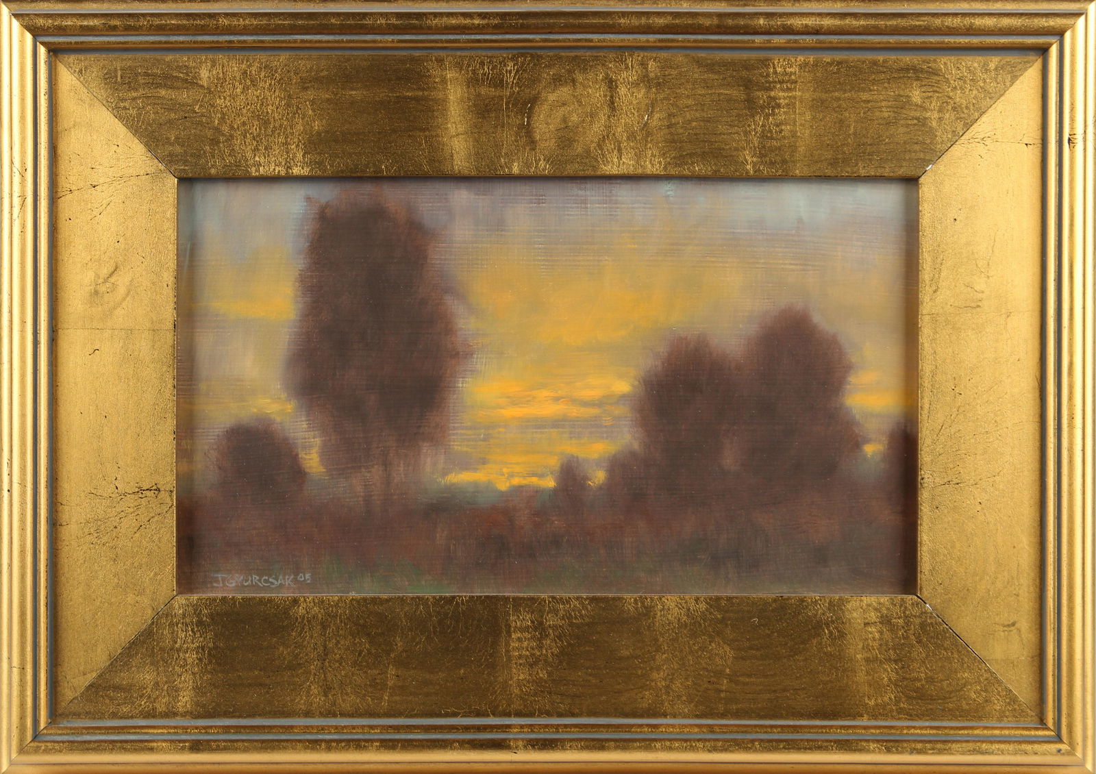 Joseph Gyurcsak (American, Contemporary) Sunset Landscape (1 of 4)