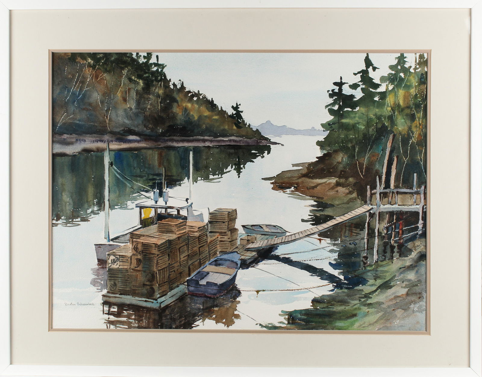 Dorothea M. Schierenbeck (American, 20th C.) Dock (1 of 4)