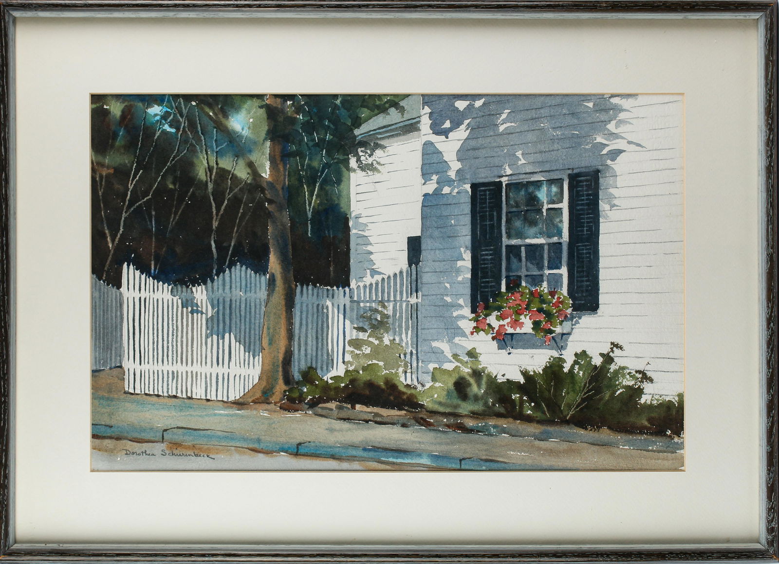 Dorothea M. Schierenbeck (American, 20th C.) Watercolor (1 of 4)