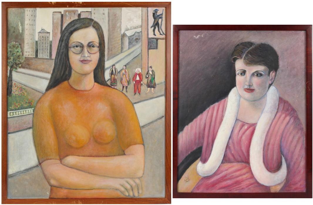 Harry Burke (American, 20th C.) Two Portraits (1 of 5)