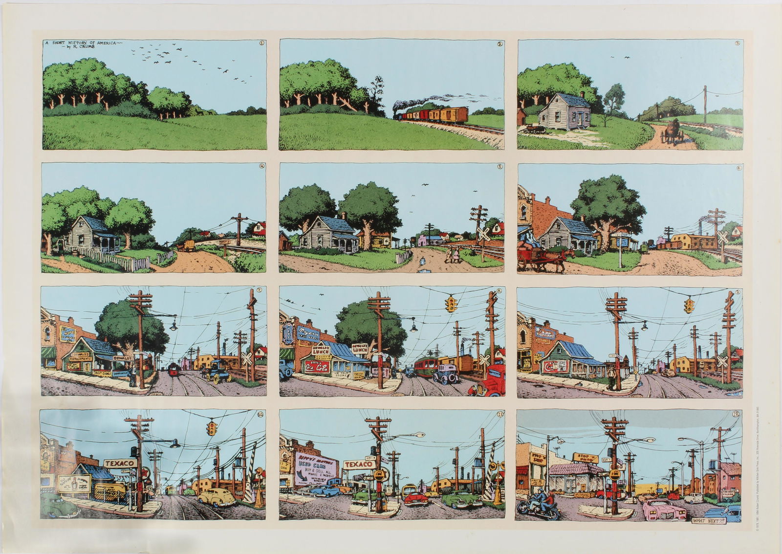 Robert Crumb, A Short History of America, Poster (1 of 3)