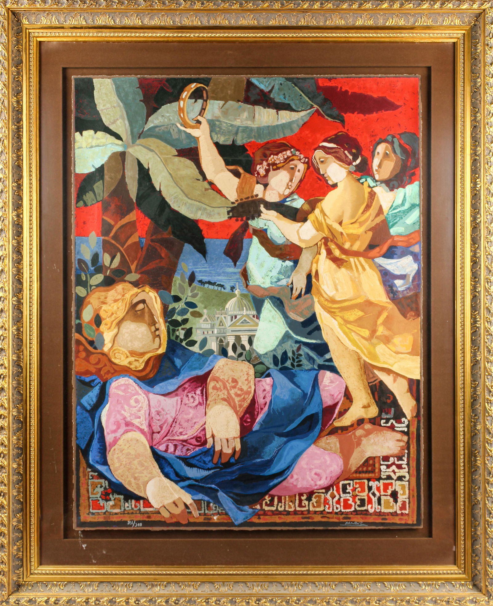 Alvar Sunol (Spanish, B. 1935) Allegory of Insomnia (1 of 4)