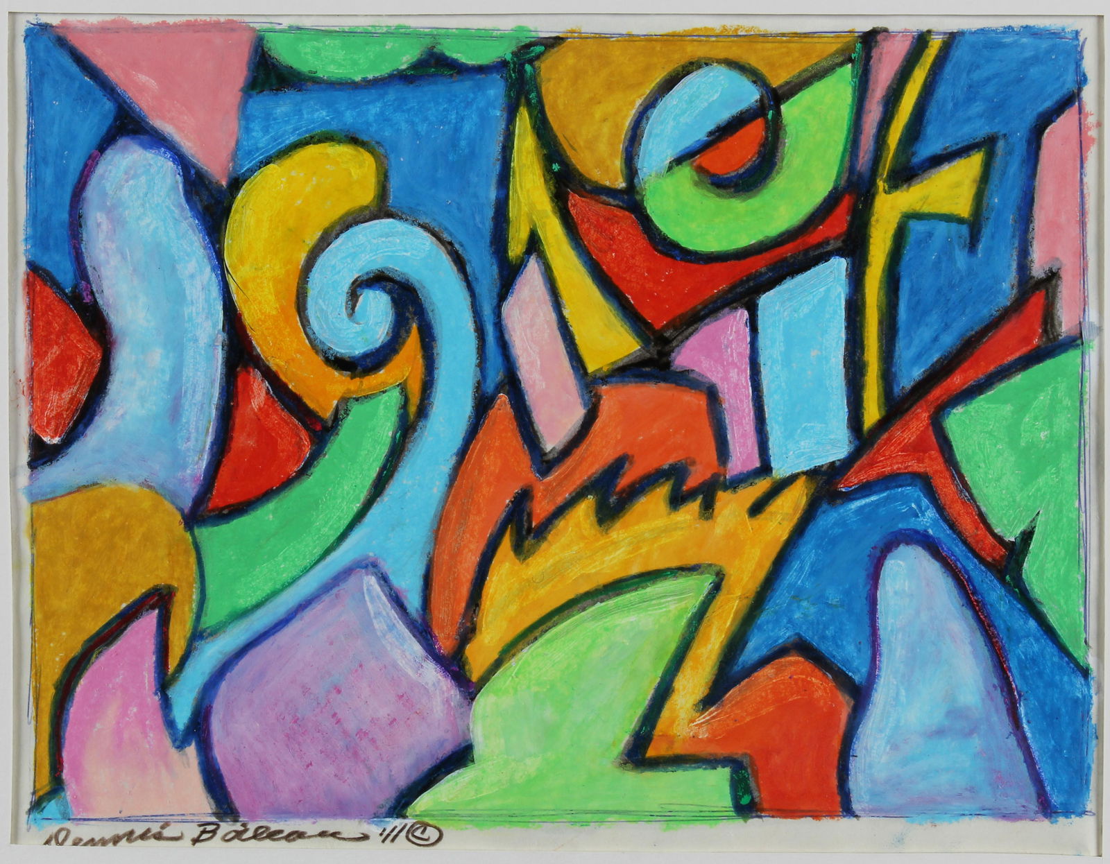 Dennis Boileau (New York City, 20th C.) Four Abstracts (1 of 8)