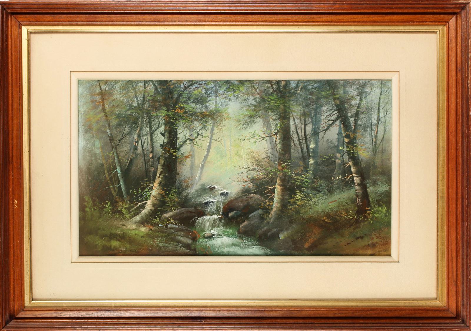 William Henry Chandler (American, 1854-1928) Forest Scene (1 of 4)