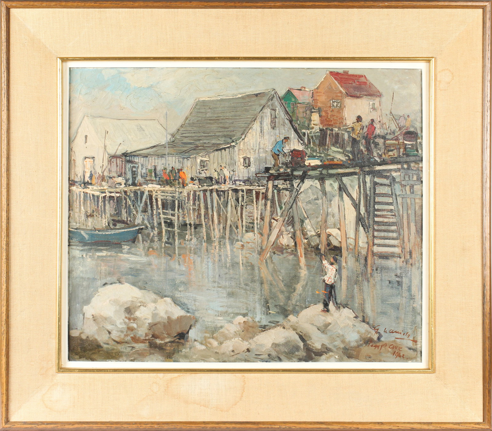 Geza Gordon Marich (Canadian, 1913-1985) Peggy's Cove (1 of 4)