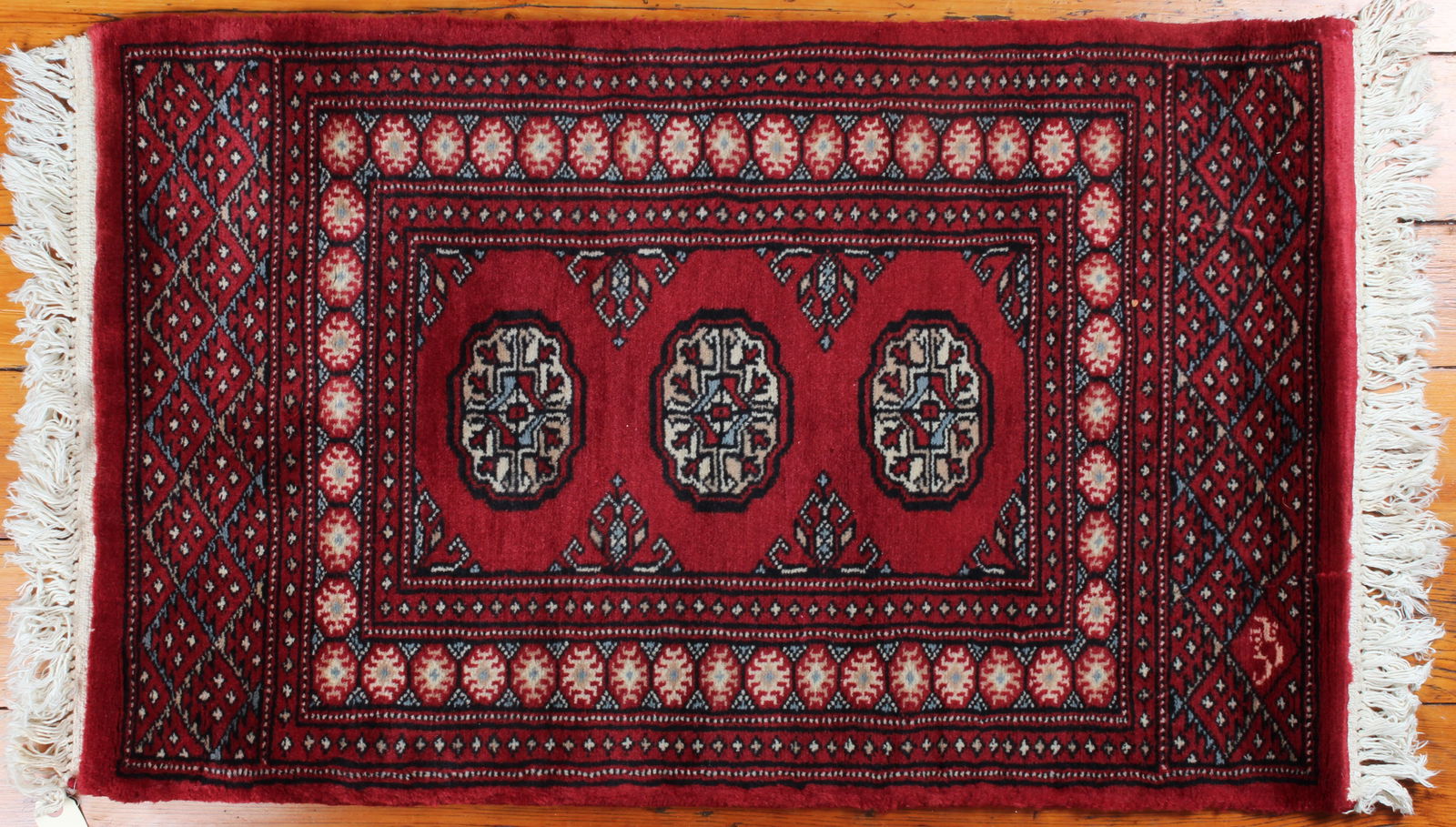 Persian Bokara Rug, 3.5' x 2' (1 of 4)